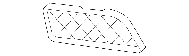 15135189 Деталь OUTER GRILLE, LEFT