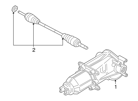 Tribute AXLE & DIFFERENTIAL 2