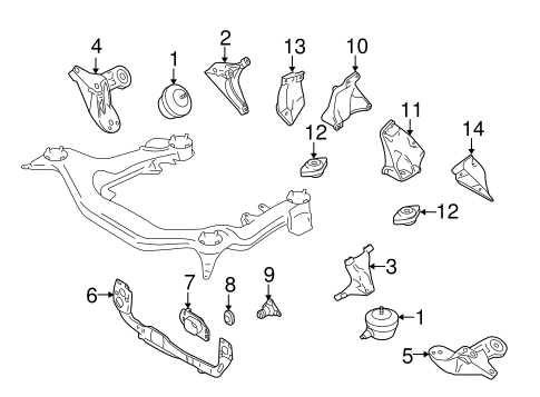 S4 ENGINE & TRANS MOUNTING 5
