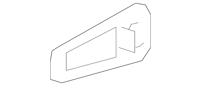 61252FJ000 HANDLE, OUTSIDE GASKET, RIGHT