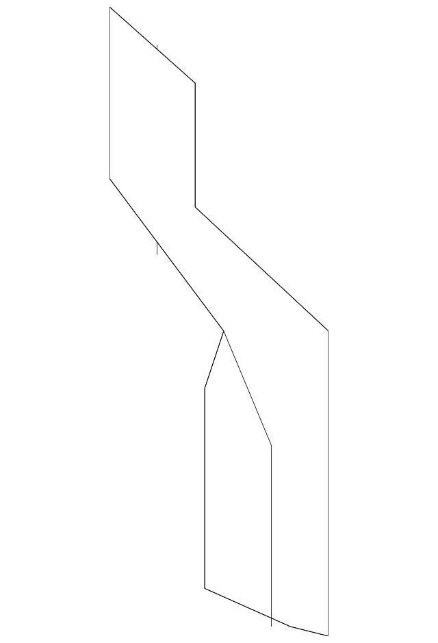 86633-A7210 IMPACT BAR UPPER BRACKET, LEFT