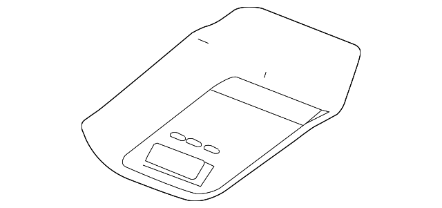 6W7Z-54519A70-AAA Деталь OVERHEAD CONSOLE