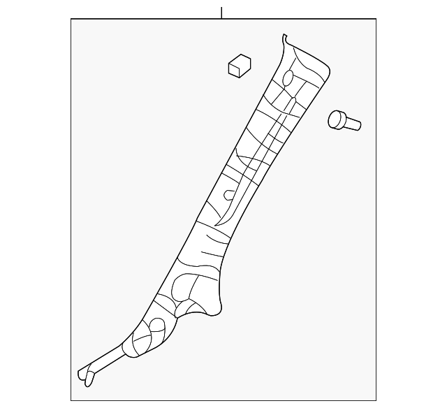 85820-4D150QW Деталь WNDSHLD PLR TRIM, RIGHT