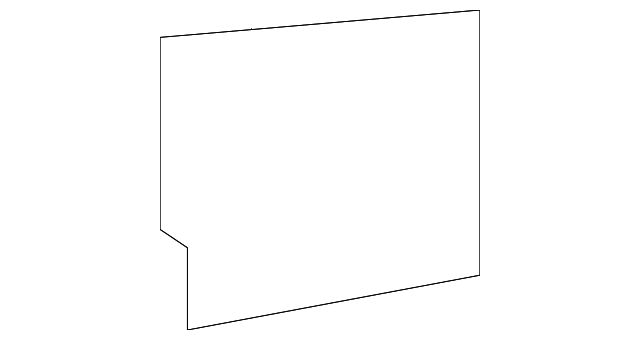 71486-0C020-B0 Деталь HINGE COVER, LEFT