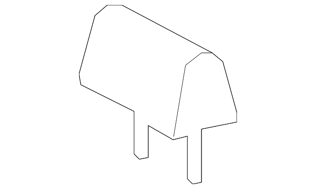 71940-0C180-B0 Деталь HEADREST, CENTER, LEFT