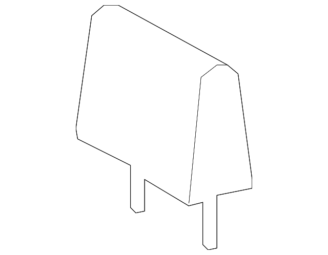 71940-0C350-E0 Деталь HEADREST, OUTER, LEFT