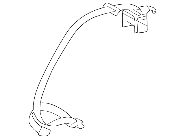 73360-0W120-B0 Деталь OUTER BELT ASSY, RIGHT