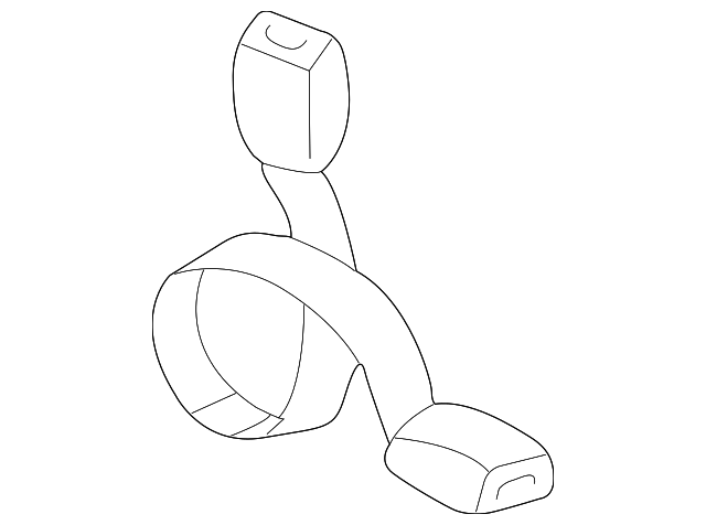 73480-0W051-B0 Деталь BUCKLE, LEFT