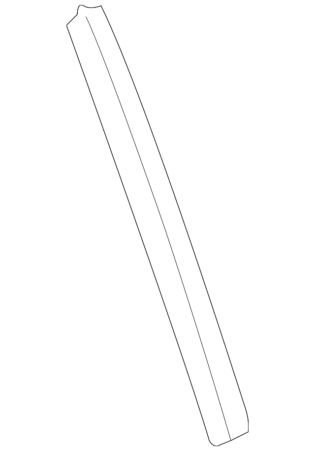 75641-52040 Деталь QTR GLASS MLDG, LEFT