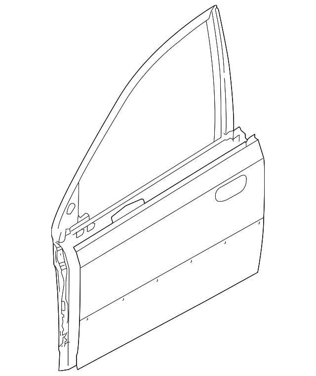 6800286Z00 Деталь DOOR SHELL, LEFT