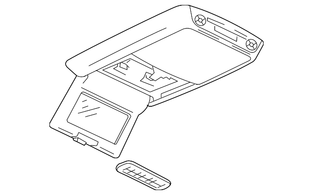 MR587961 Деталь DVD UNIT