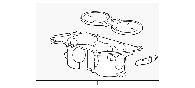 23133566 Деталь CUP HOLDER