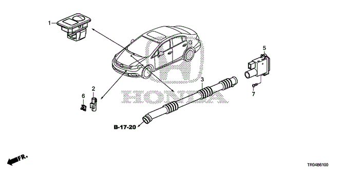 BODY / AIR CONDITIONING/A/C SENSOR for 2012 Honda CIVIC SEDAN #1