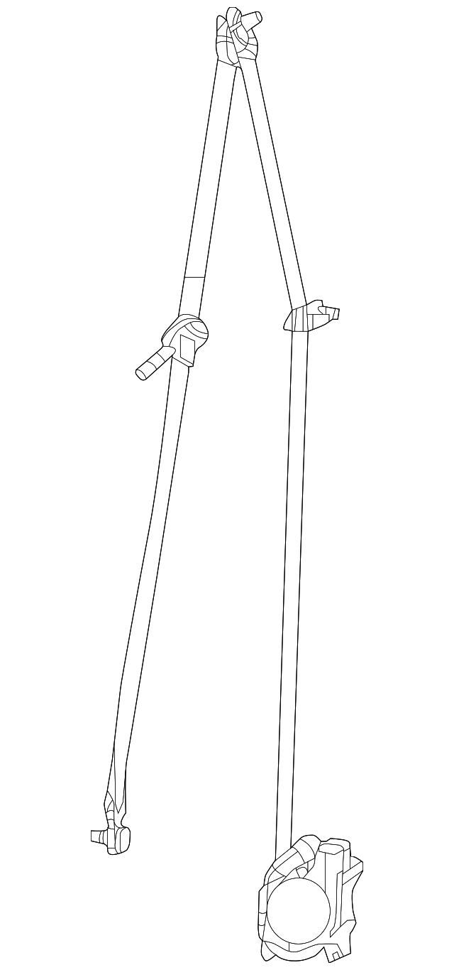 1RU73JXWAG Деталь BELT & RETRACTOR, LEFT