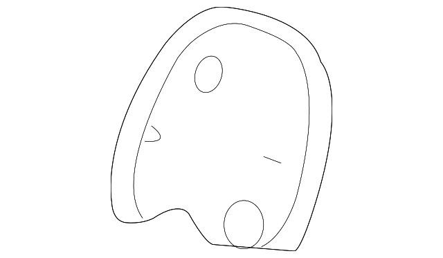 89043970 Деталь RECLINE COVER, LEFT
