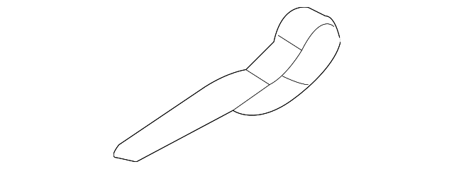 89043965 Деталь RECLINE HANDLE, LEFT