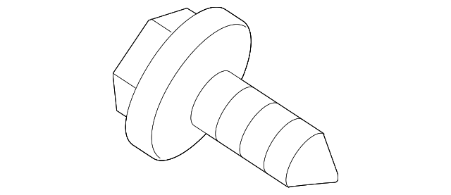 01436-0018U Деталь SIDE GLASS SCREW, RIGHT