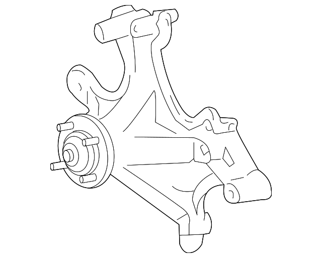 16630-50011 Деталь FRONT BRACKET
