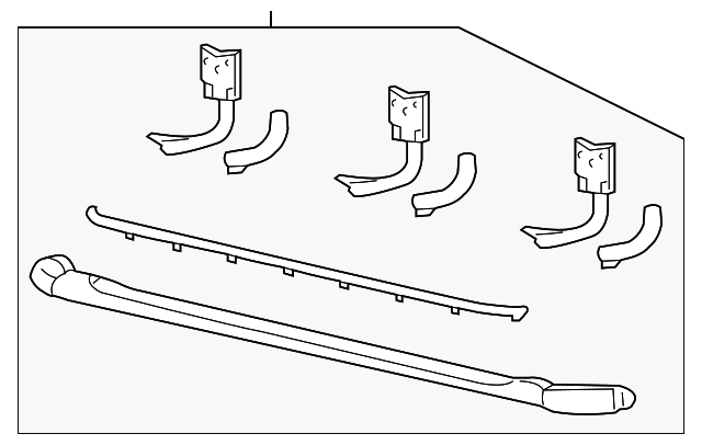 3L2Z-16451-AAA Деталь RUNNING BOARD, LEFT