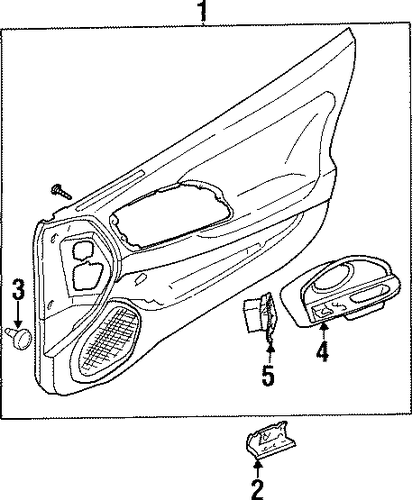 Eclipse INTERIOR TRIM - DOOR 2
