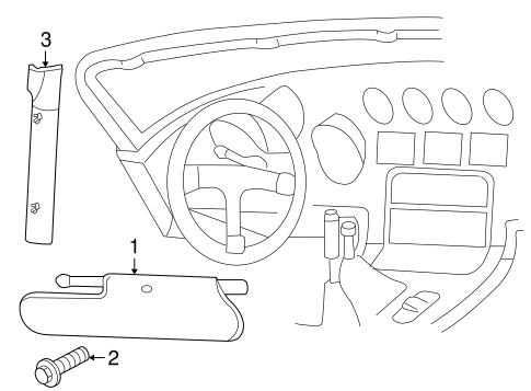 Viper INTERIOR TRIM - ROOF 2