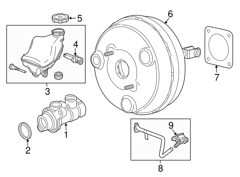Colorado MASTER CYLINDER - COMPONENTS ON DASH PANEL