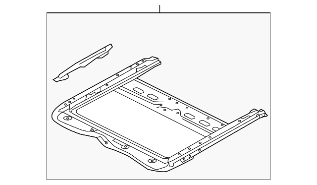91350-3JA2A Деталь SUNROOF FRAME