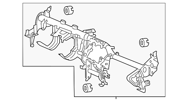 61310-SZT-A00ZZ Деталь BEAM, STEERING HANGER