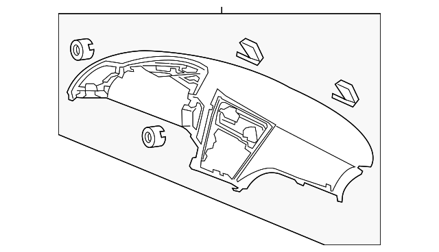 77190-SZT-G01ZA PANEL SET, INSTRUMENT (UPPER) *NH167L* (