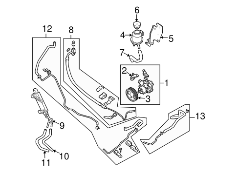 QX56 PUMP & HOSES