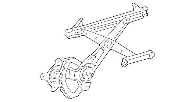 69804-08010 Деталь WINDOW REGULATOR, LEFT