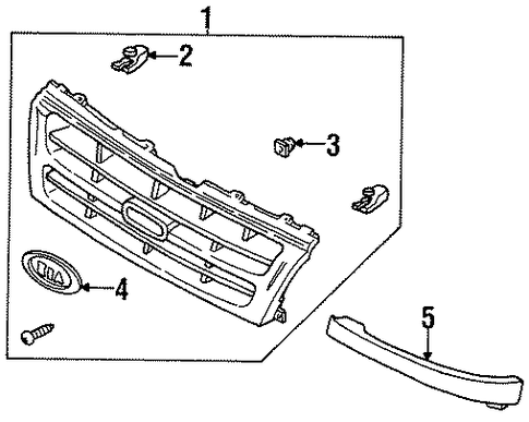 Sportage GRILLE & COMPONENTS