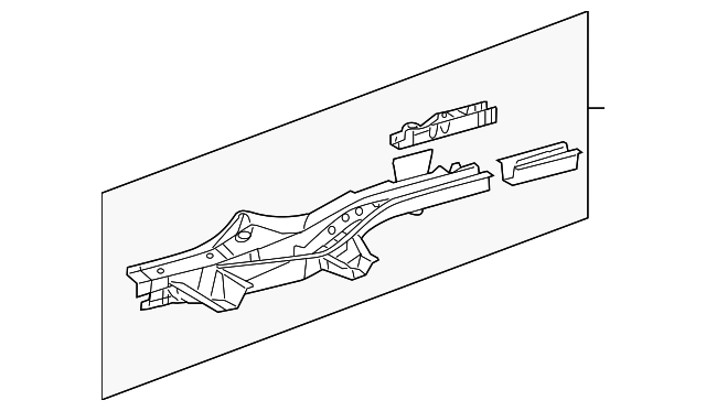 57601-42905 Деталь SIDE RAIL ASSY, RIGHT