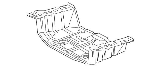 58311-0R010 Деталь REAR FLOOR PAN