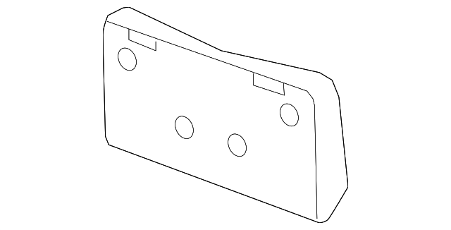 25798784 Деталь LICENSE BRACKET