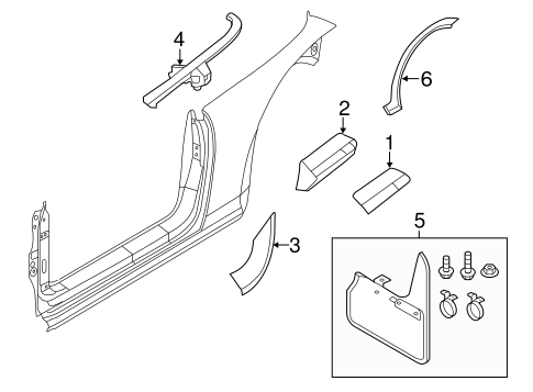 Beetle EXTERIOR TRIM - QUARTER PANEL 2