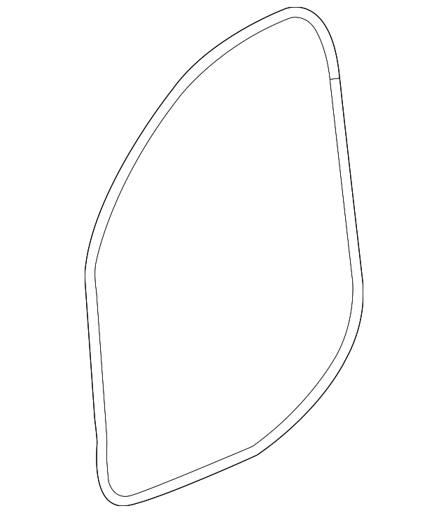 88980855 Деталь SURROUND W'STRIP, LEFT
