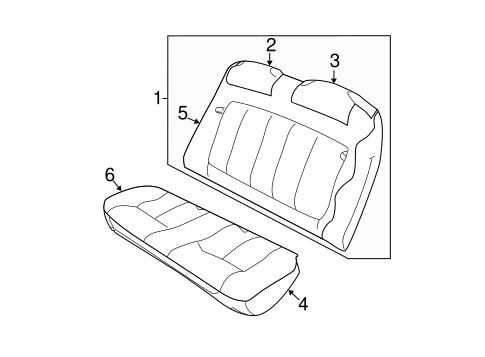 Neon REAR SEAT COMPONENTS