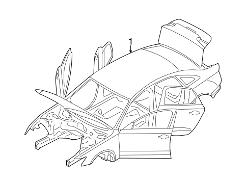A6 Quattro BODY SHELL
