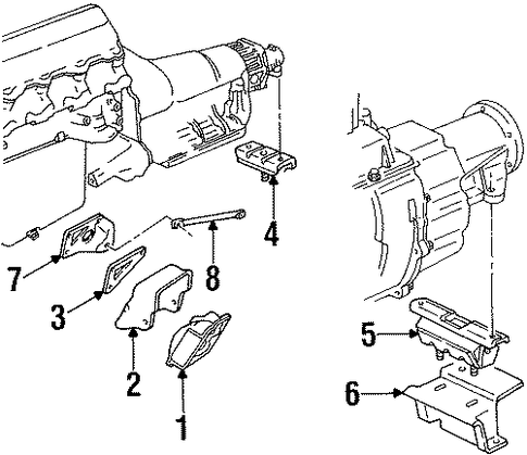 C3500 ENGINE & TRANS MOUNTING