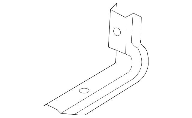12490929 Деталь RUNNING BOARD BRACKET, RIGHT