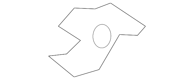 969384U01A Деталь LOWER COVER CLIP, LEFT