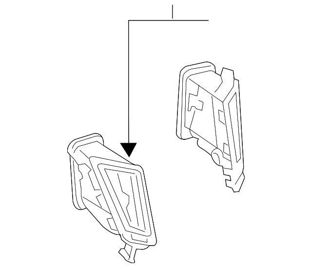 687514GA0A Деталь AIR OUTLET VENT, LEFT