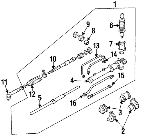 Aspire STEERING GEAR & LINKAGE 3
