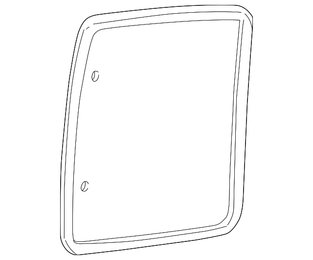 ZZP173501 Деталь SIDE GLASS, LEFT