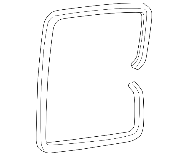 ZZM0-72-651 Деталь WEATHERSTRIP, RIGHT