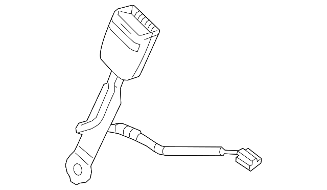 19257766 Деталь BUCKLE, RIGHT