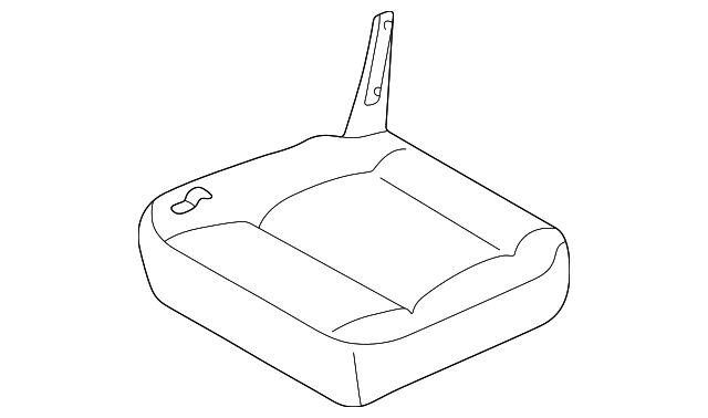 0K52Y-57210ACQ3 Деталь SEAT CUSHION, RIGHT
