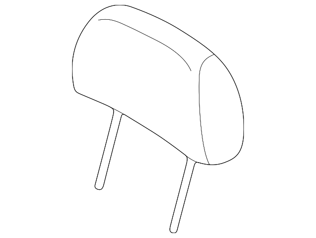 0K52Y-88140BT4 Деталь HEADREST, RIGHT