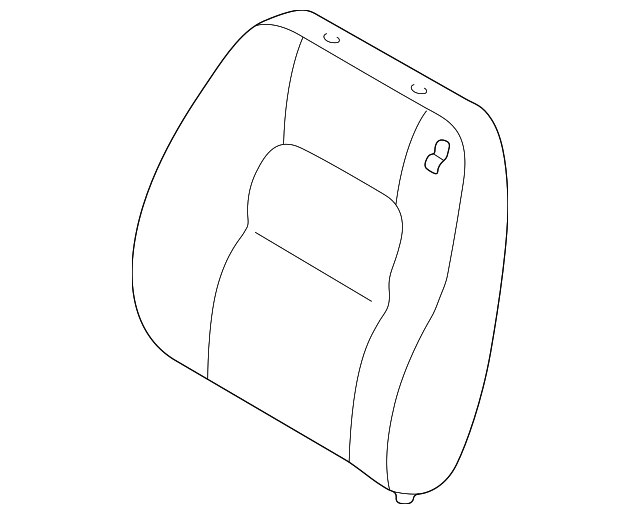 0K52Y-57250GE3 Деталь SEAT BACK, RIGHT